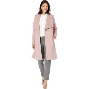 imageCole Haan womens Belted Wool Classically Elegant Coat for Yearround Style Standard and Plus SizeBelted Dusty Rose
