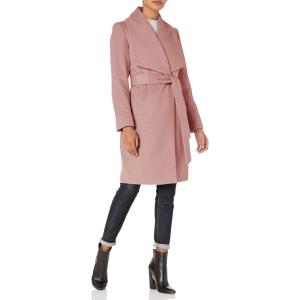 imageCole Haan womens Belted Wool Classically Elegant Coat for Yearround Style Standard and Plus SizeDusty Rose