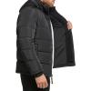 imageCalvin Klein Mens Snap Front Puffer JacketFleece Bib Deep Black