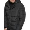 imageCalvin Klein Mens Snap Front Puffer JacketFleece Bib Deep Black