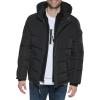 imageCalvin Klein Mens Snap Front Puffer JacketFleece Bib Deep Black