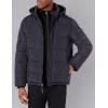 imageCalvin Klein Mens Snap Front Puffer JacketTrue Navy