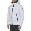 imageCalvin Klein Mens Snap Front Puffer JacketWhite