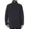 imageCole Haan Mens Fur Lined Full Zip Wool Plush Car Coat CharcoalGrey Large