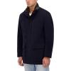 imageCole Haan Mens Wool Plush Car CoatNavy