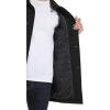 imageKenneth Cole Mens Double Breasted Bib PeacoatBlack