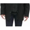 imageKenneth Cole Mens Double Breasted Bib PeacoatBlack With Bib