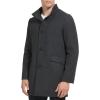 imageKenneth Cole Mens Double Breasted Bib PeacoatCharcoal