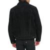 imageLevis Mens Faux Leather Classic Trucker JacketBlack Faux Suede