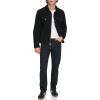 imageLevis Mens Faux Leather Classic Trucker JacketBlack Faux Suede