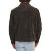 imageLevis Mens Faux Leather Classic Trucker JacketDark Brown Faux Suede