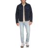 imageLevis Mens Faux Leather Classic Trucker JacketNavy Faux Suede