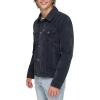 imageLevis Mens Faux Leather Classic Trucker JacketNavy Faux Suede