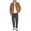 imageLevis Mens Faux Leather Classic Trucker JacketNew Cognac Faux Suede