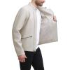 imageLevis Mens Faux Leather Motorcycle JacketOyster Asymmetrical