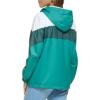 imageLevis Womens Nylon Color Block WindbreakerEmeraldWhite