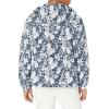 imageTommy Hilfiger Mens Retro Lightweight Taslan Hooded Popover Water Resistant Windbreaker JacketBlue Floral