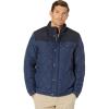 imageCole Haan Mens 28quot Tonal Mix Media Diamond With Faux Sherpa LiningNavy