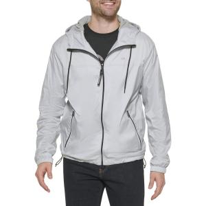 imageCalvin Klein Mens Hooded WindbreakerWindbreaker Grey