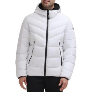 imageCalvin Klein Mens Snap Front Puffer JacketWhite