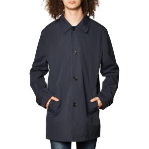 imageCole Haan Mens Classic Stand Collar Rain JacketNavy