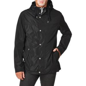 imageCole Haan Mens Hooded Rain JacketBlack