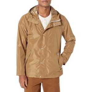imageCole Haan Mens Hooded Rain JacketKhaki