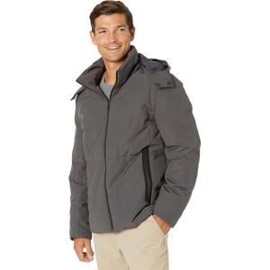 imageCole Haan Mens Short Down Parka with Hooded Down CoatCharcoal
