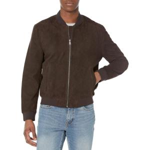 imageCole Haan Mens Suede JacketDark Chocolate