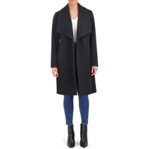 imageCole Haan Womens Alpaca Wrap CoatBlack