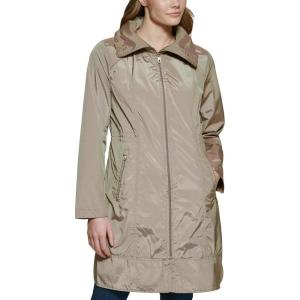 imageCole Haan Womens Travel Packable Rain JacketChampagne