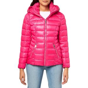 imageGUESS Womens Midweight Puffer JacketQuilted Hot Pink