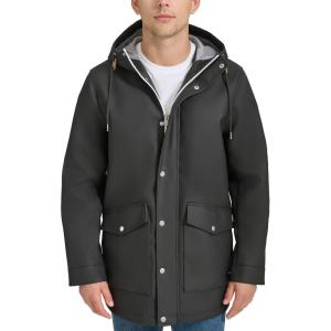 imageLevis Mens Rubberized Rain Parka JacketBlack