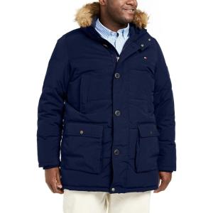 imageTommy Hilfiger Mens Arctic Cloth Heavyweight Performance ParkaBlue