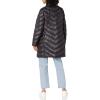 imageCalvin Klein Womens Chevron Quilted Packable Down Jacket Standard and PlusGlossy Chevron Black