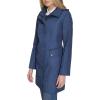 imageCole Haan Womens Packable Hooded Rain Jacket with BowCoastal Blue