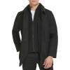 imageKenneth Cole Mens Wool Top CoatInner Quilted Black