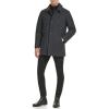 imageKenneth Cole Mens Wool Top CoatInner Quilted Charcoal