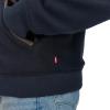 imageLevis Mens Mixed Media Western Plaid Bomber JacketSolid Navy