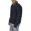 imageLevis Mens Mixed Media Western Plaid Bomber JacketSolid Navy