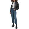 imageLevis Womens Faux Leather Bomber with Laydown CollarBlack