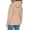 imageLevis Womens Plus Four Pocket Hooded Military JacketLight Pink Cotton