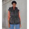 imageLevis Womens Quilted Megan Hooded Puffer JacketBlack Vest
