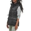 imageLevis Womens Quilted Megan Hooded Puffer JacketBlack Vest