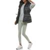 imageLevis Womens Quilted Megan Hooded Puffer JacketBlack Vest