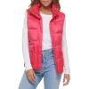 imageLevis Womens Sporty Box Quilted Puffer VestLightweight Berry