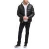 imageTommy Hilfiger Mens Midweight Sherpa Lined Hooded Water Resistant Puffer JacketBlack