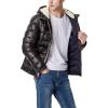 imageTommy Hilfiger Mens Midweight Sherpa Lined Hooded Water Resistant Puffer JacketBlack