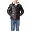 imageTommy Hilfiger Mens Midweight Sherpa Lined Hooded Water Resistant Puffer JacketBlack