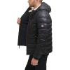 imageTommy Hilfiger Mens Midweight Sherpa Lined Hooded Water Resistant Puffer JacketBlack